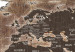 Obraz Mapa świata: Drewniana mozaika (3-częściowy) 122201 additionalThumb 5