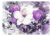 Fototapeta Magnolie - fioletowe kwiaty na rozmytym tle z delikatnym blaskiem 89801 additionalThumb 1