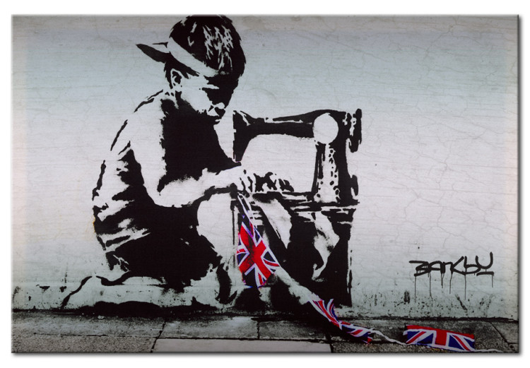 Obraz Union Jack Kid (Banksy) 58921