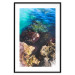 Plakat Skalisty brzeg morza - zdjęcie barwnych kamieni i błękitnej wody 146241 additionalThumb 24