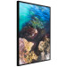 Plakat Skalisty brzeg morza - zdjęcie barwnych kamieni i błękitnej wody 146241 additionalThumb 5