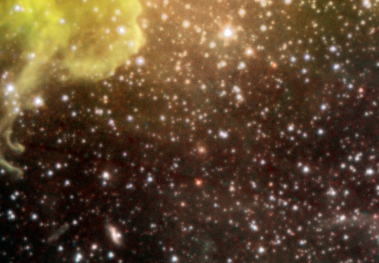 Obraz na szkle Zielona mgławica - oślepiające gwiazdy w przestrzeni kosmicznej 146441 additionalImage 5