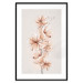 Plakat Akwarelowe kwiaty - delikatna gałązka boho w ciepłych kolorach sepii 144351 additionalThumb 25