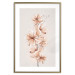 Plakat Akwarelowe kwiaty - delikatna gałązka boho w ciepłych kolorach sepii 144351 additionalThumb 26
