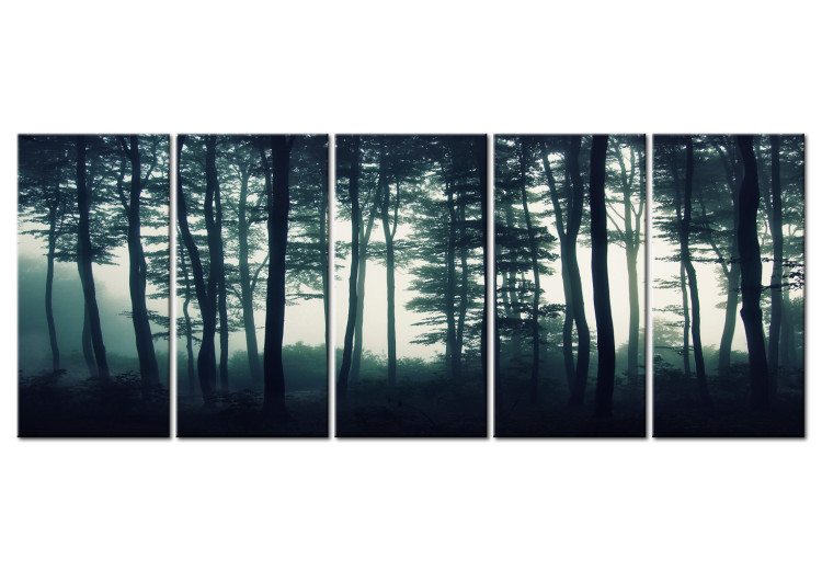 Obraz Mroczny las (5-częściowy) wąski 107771