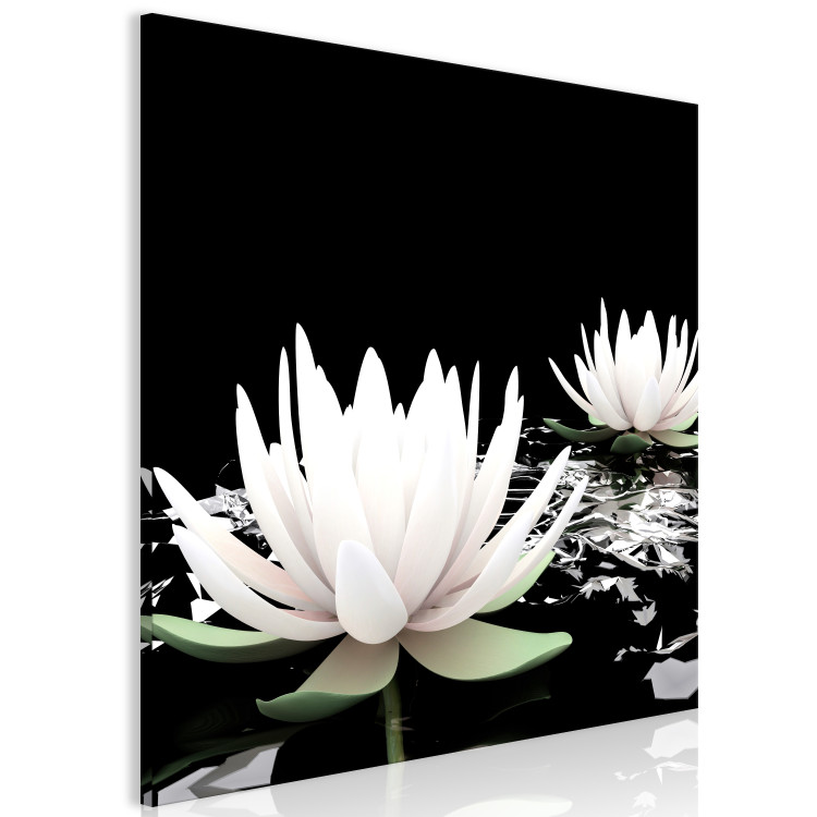 Obraz Kwiaty lotosu (1-częściowy) kwadrat 121871 additionalImage 2