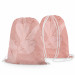 Worek plecak Różowe wino - graficzne liście w odcieniach różu w stylu glamour 147471 additionalThumb 3