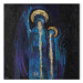 Obraz Święci (1-częściowy) - sakralna fantazja z postaciami ze złotą aureolą 47271
