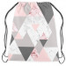 Worek plecak Pudrowe trójkąty - geometryczny, minimalistyczny motyw w odcieniach różu 147391 additionalThumb 2