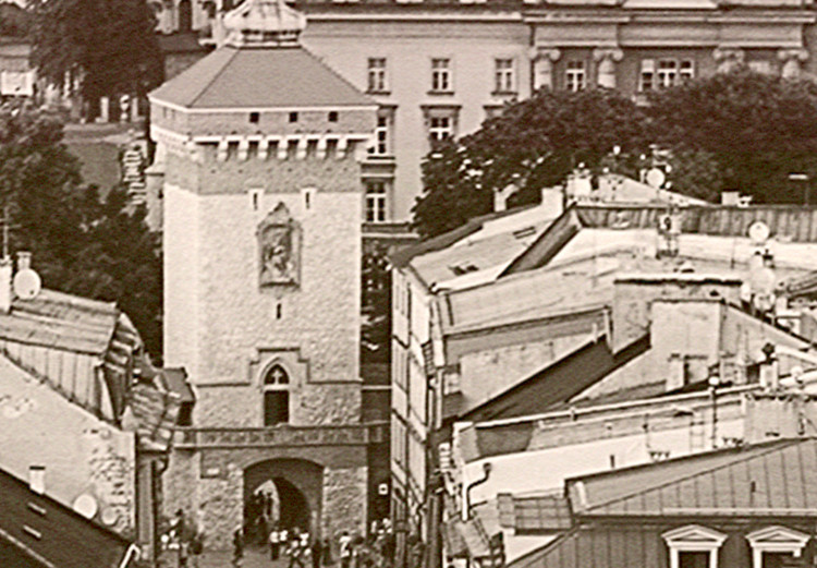 Obraz Ulica Floriańska - słynny symbol krakowskiego miasta w sepii 118102 additionalImage 4