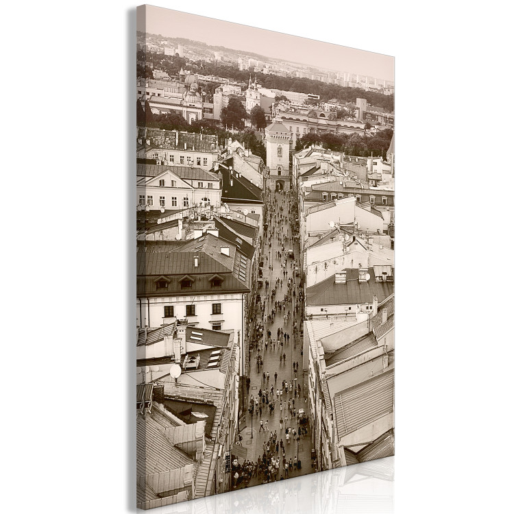 Obraz Ulica Floriańska - słynny symbol krakowskiego miasta w sepii 118102 additionalImage 2