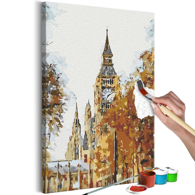 Obraz do malowania po numerach Jesień w Londynie 132032 additionalImage 4