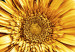 Obraz Złote słoneczniki - tryptyk w stylu glamour ze złotymi kwiatami 132132 additionalThumb 4