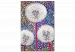Obraz do malowania po numerach Puchowe kwiaty - lekkie dmuchawce na dekoracyjnym kolorowym tle 144142 additionalThumb 6