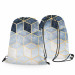 Worek plecak Marmurowa noc - minimalistyczny, geometryczny wzór w stylu glamour 147442 additionalThumb 3
