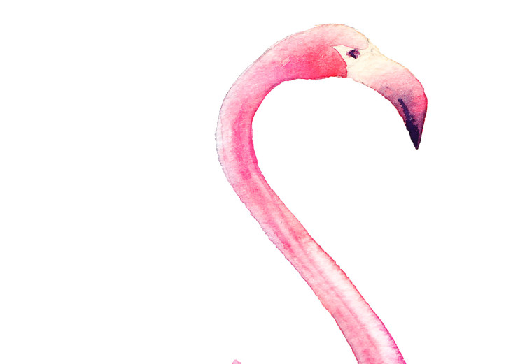 Obraz Dumne flamingi (1-częściowy) - ptaki w geometrycznym świecie trójkątów 115252 additionalImage 5