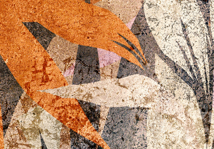 Fototapeta Rozproszona kolorystyka - barwna abstrakcja z egzotyczną roślinnością 135452 additionalImage 3