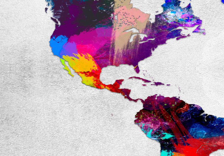 Obraz Mapa świata: Kolorowa rewolucja 97452 additionalImage 4