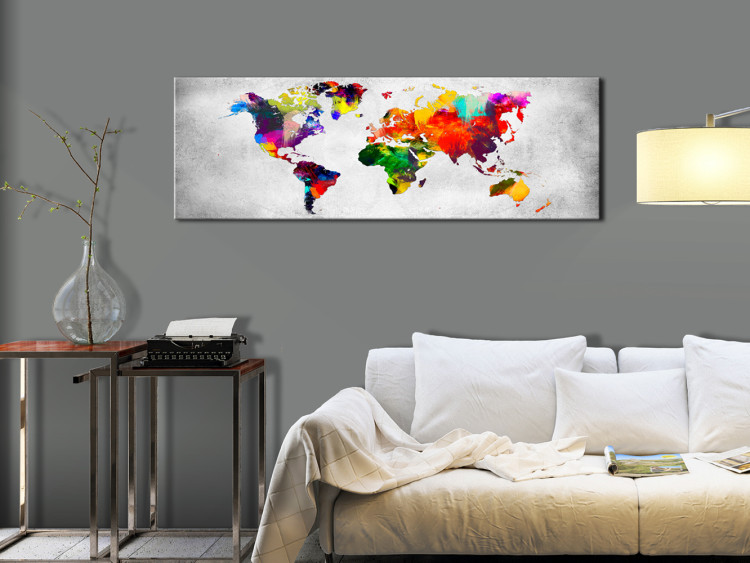 Obraz Mapa świata: Kolorowa rewolucja 97452 additionalImage 3