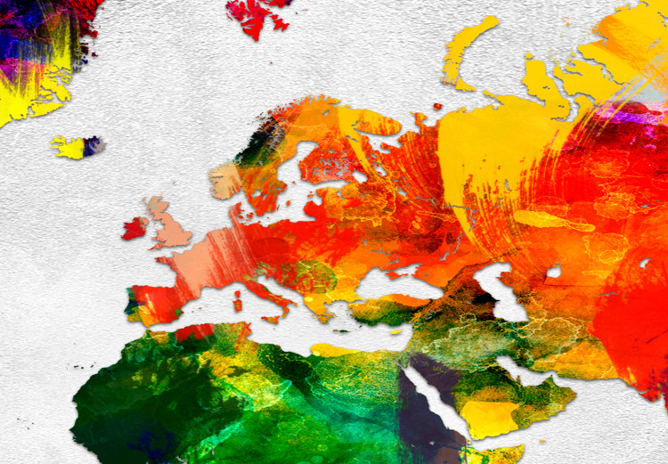 Obraz Mapa świata: Kolorowa rewolucja 97452 additionalImage 5