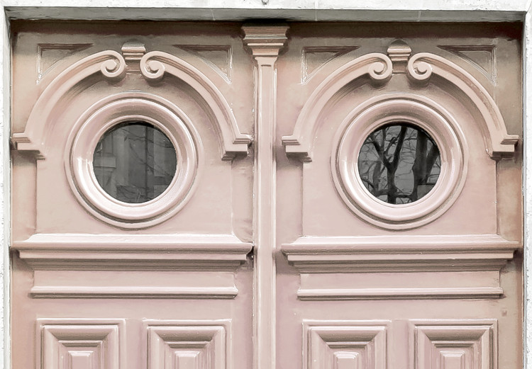 Obraz Różowe drzwi paryskiej kamienicy - fotografia architektury Paryża 132262 additionalImage 5