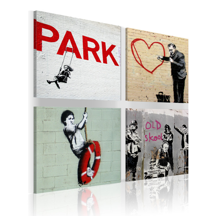 Obraz Banksy - miejskie inspiracje 58962 additionalImage 2