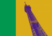 Plakat Kolorowy Paryż - kolaż z wieżami Eiffla w stylu pop-art 144782 additionalThumb 2