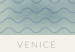 Obraz Wenecja na falach - rysunkowy wizerunek centrum miasta, róż i błękit 134992 additionalThumb 4