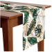 Bieżnik na stół Elegancja liści – kompozycja utrzymana w odcieniach zieleni i złota 147313