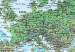 Obraz Podróż z kompasem (1-częściowy) - klasyczna mapa świata na niebiesko 95923 additionalThumb 4
