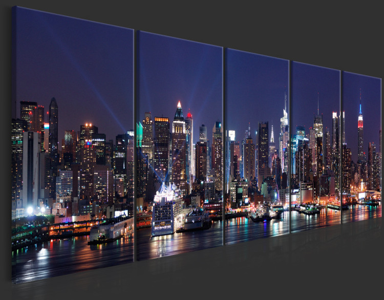 Obraz na szkle Nowy Jork: Gra świateł [Glass] 104933 additionalImage 6