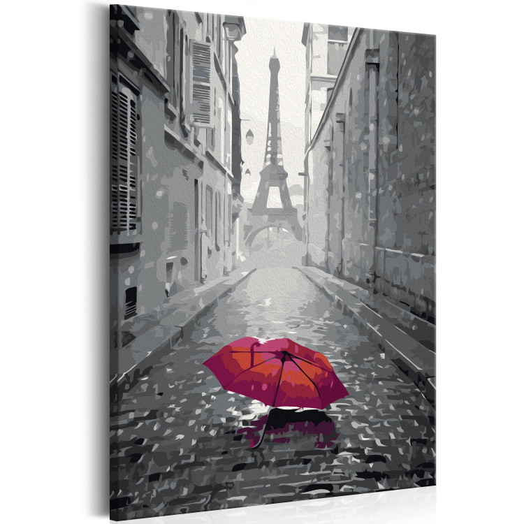 Obraz do malowania po numerach Paryż (Czerwona parasolka) 107333 additionalImage 6