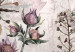 Fototapeta Letnia łąka - pejzaż natury i kwitnących polnych kwiatów w stylu retro 135733 additionalThumb 4