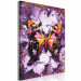 Obraz do malowania po numerach Harmonia - fioletowy motyl na tle fioletowych płatków kwiatów 146543 additionalThumb 6
