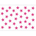 Fototapeta Gwiazdkowe różowe marzenia - figury geometryczne w postaci desenia w różowe gwiazdy na białym tle 90243 additionalThumb 3