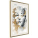 Plakat Portret nieznajomej - twarz kobiety ekspresyjnie malowany w szarościach 144753 additionalThumb 10