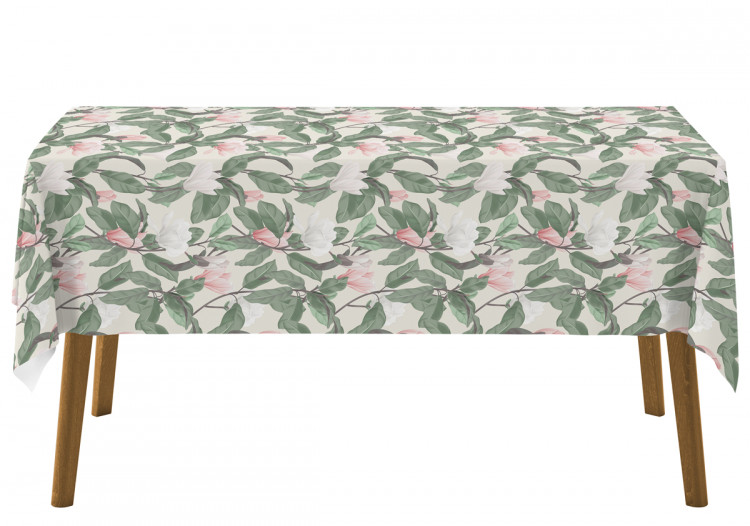 Obrus na stół Łagodne magnolie - subtelny wzór roślinny w stylu cottagecore 147273 additionalImage 4