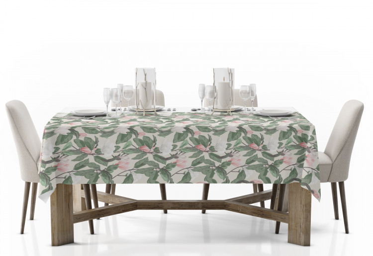 Obrus na stół Łagodne magnolie - subtelny wzór roślinny w stylu cottagecore 147273 additionalImage 2
