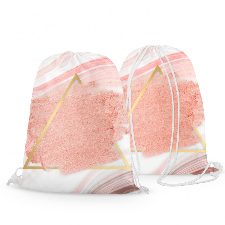 Worek plecak Perłowa planeta - abstrakcyjna kompozycja na tle różowych smug 147383 additionalImage 3