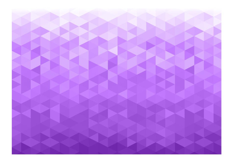 Fototapeta Fioletowy piksel - tło o geometrycznej formie trójkątów z gradientem 60783 additionalImage 1