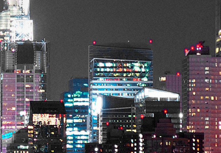 Obraz koło New York nocą - wysokie wieżowce Manhattanu w blasku księżyca 148614 additionalImage 3