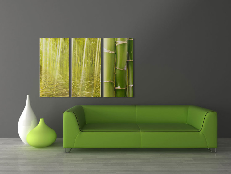 Obraz Bambus w tafli wody 58814 additionalImage 3