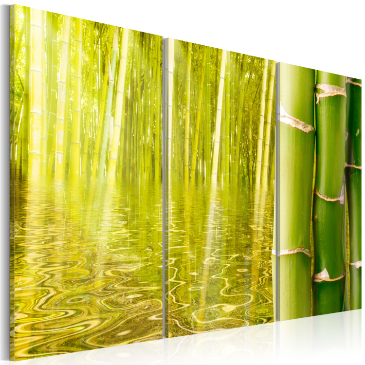 Obraz Bambus w tafli wody 58814 additionalImage 2
