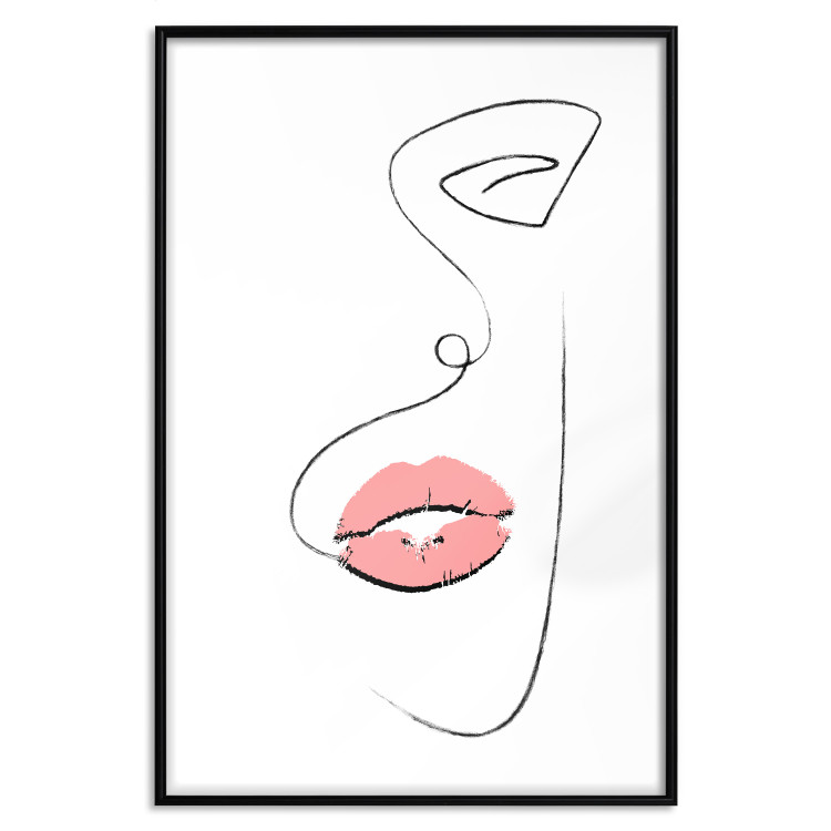 Plakat Pełne Usta Poster Na ścianę Sklep Bimago Pełne Usta Czarno Biała Kompozycja Z 9798
