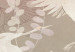 Fototapeta Tańczące zwierzęta - motyw ptaków wśród liści na ciemnym tle z różem 143934 additionalThumb 4