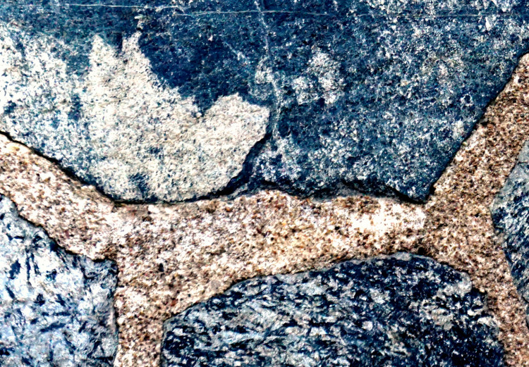 Fototapeta Elementy niebieskie - tło o nieregularnej teksturze bloków z kamienia 94244 additionalImage 3