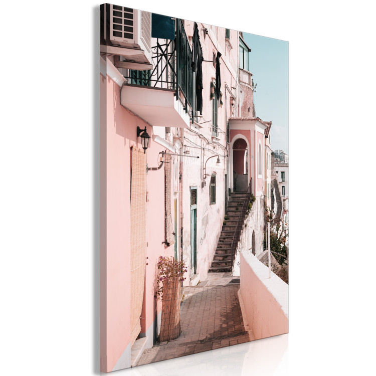 Obraz Architektura w Amalfi - pastelowy budynek w południowych Włoszech 135874 additionalImage 2