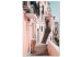 Obraz Architektura w Amalfi - pastelowy budynek w południowych Włoszech 135874