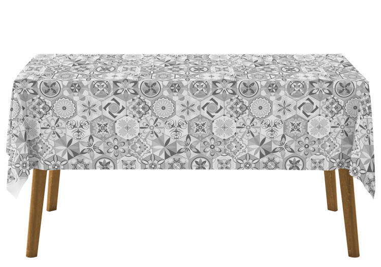 Obrus na stół Orientalne heksagony - motyw inspirowany ceramiką w stylu patchwork 147274 additionalImage 4
