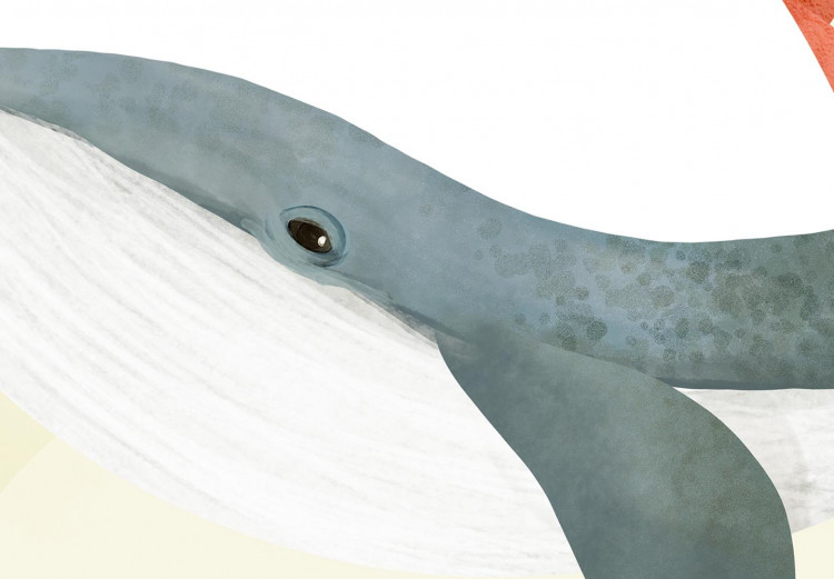 Obraz koło Akwarelowe wieloryby - kolorowe podwodne zwierzęta 148674 additionalImage 4